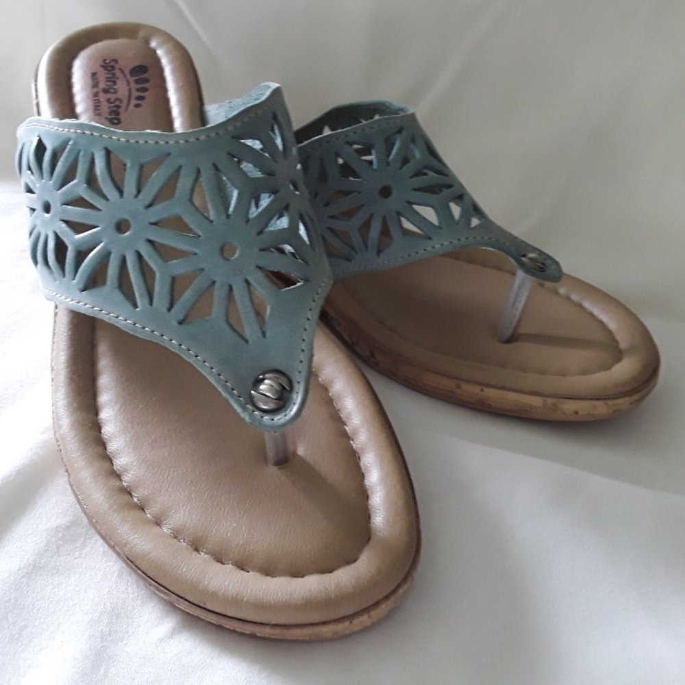 Spring Step Sandals Cypres in Blue
